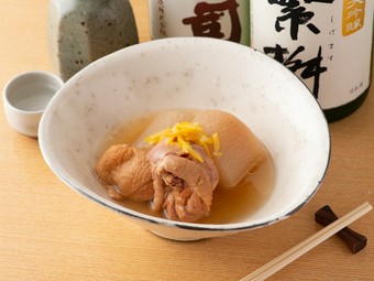 ほっとひと息。優しい味わい『鶏と大根のゆず煮』