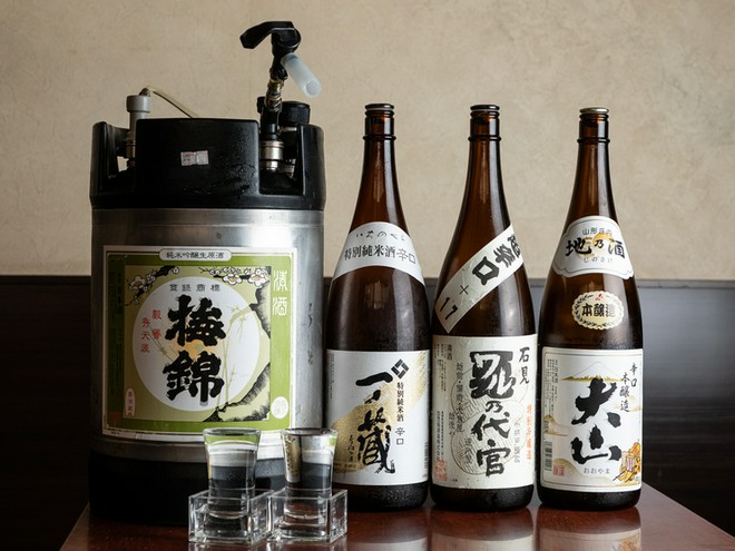 日本酒にこだわっている