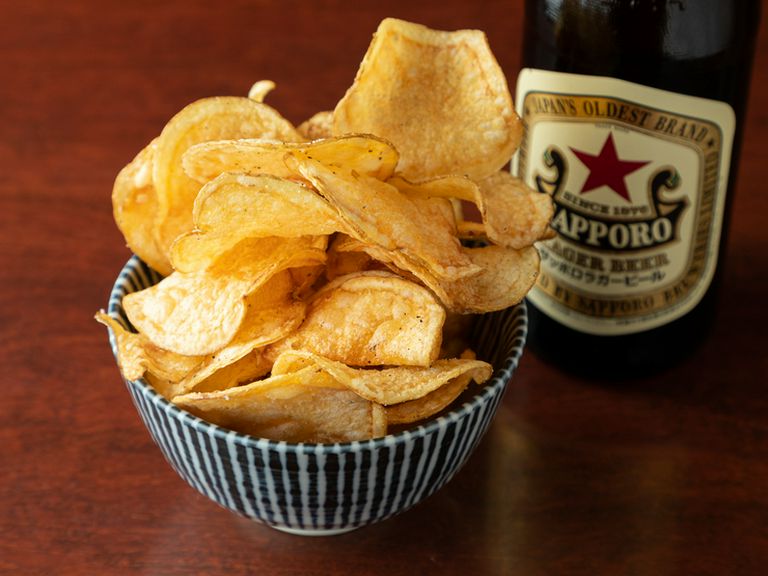 自家製ポテトチップス