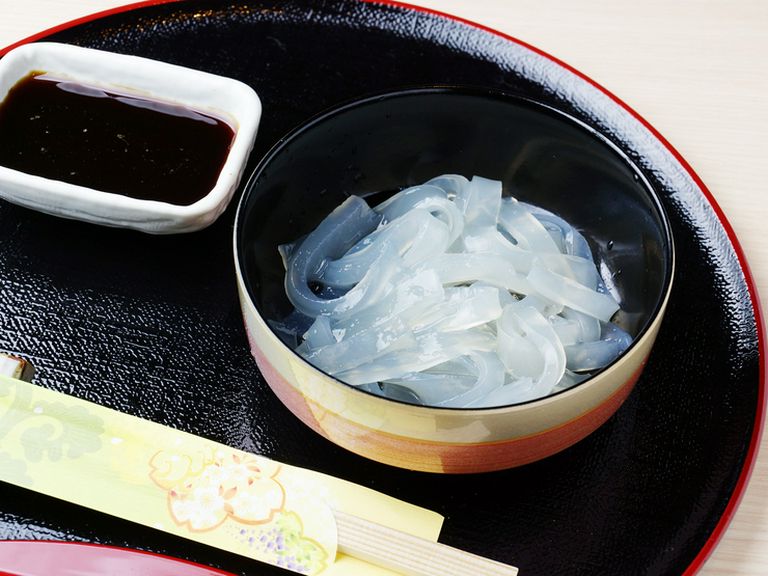 「吉野葛」を使った『葛きり』など、大和路の和菓子が楽しめる