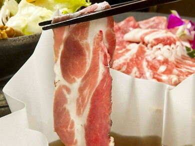  おダシが選べるイベリコ豚のレタしゃぶ鍋
