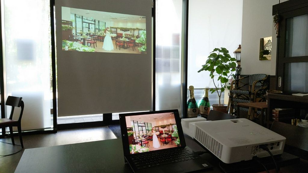 プロジェクターやマイクなど設備完備!!