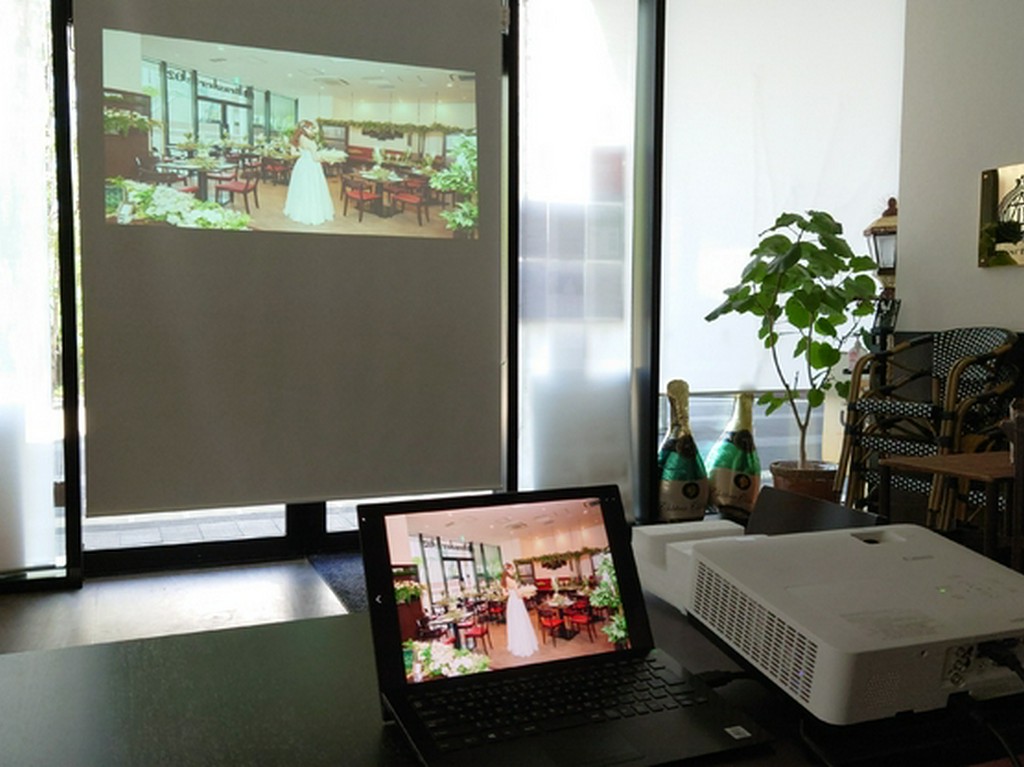 プロジェクターやマイクなど設備完備！！