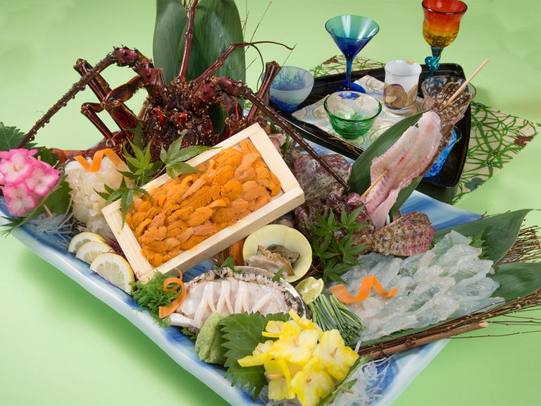 『伊勢海老のお造り』