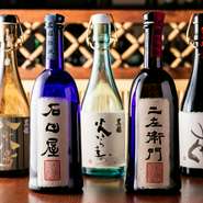 福井の銘酒や、プレミアム酒など日本酒も多数ご用意