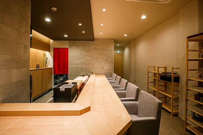 カウンター席がある