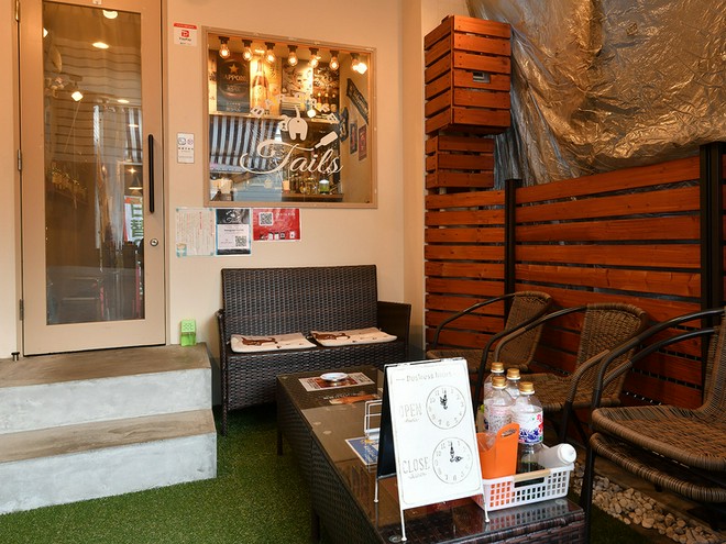 テラス席がある