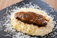 九州産の牛肉をじっくり煮込んだ『和牛ほほ肉のクリームソースのリゾット』