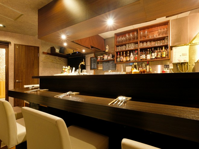 カウンター席がある