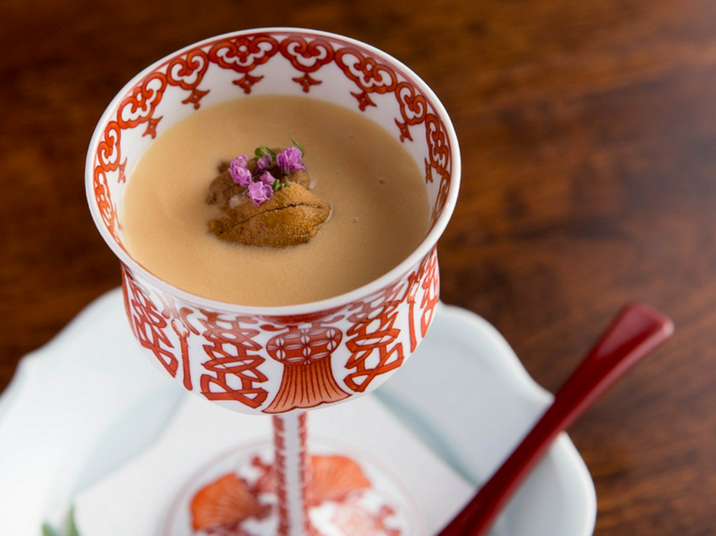 オススメのオリジナル料理『雲丹のすり流し』