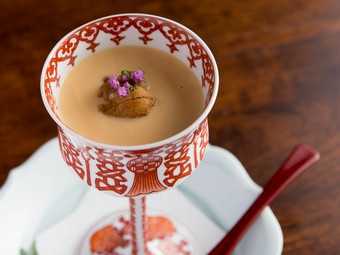 オススメのオリジナル料理『雲丹のすり流し』