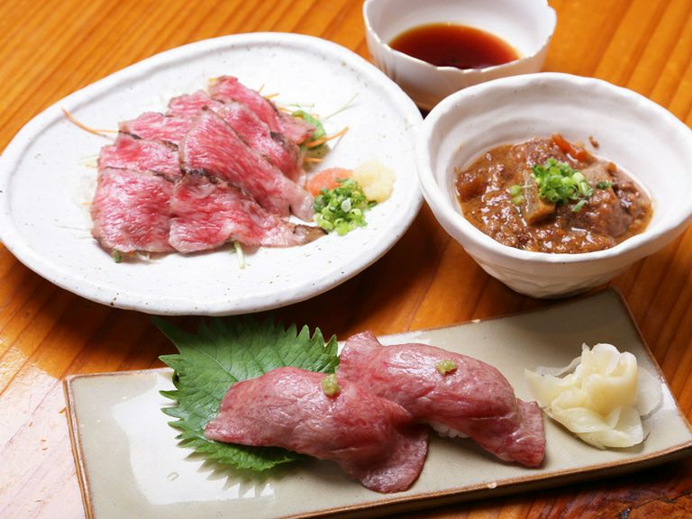 宮崎牛・おいも豚・蟹しゃぶ