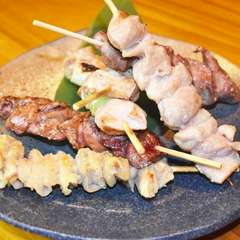 特別メニュー焼き鳥の盛り合わせ 5本