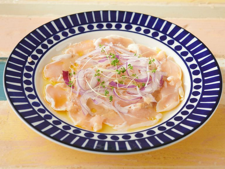 大山鶏ささみカルパッチョ