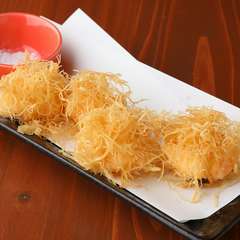 パリパリ食感とプリプリ感のコントラストが楽しい『海老しんじょうパリパリ揚げ』