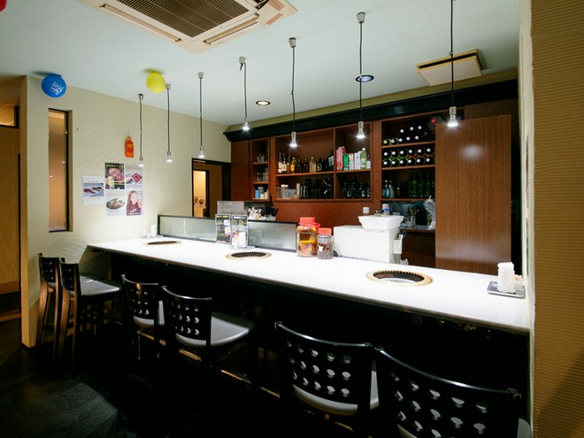 カウンター席がある