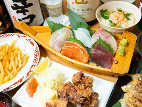 お肉、魚介、野菜、バランスよく楽しめる『ヒトサラ限定コース』