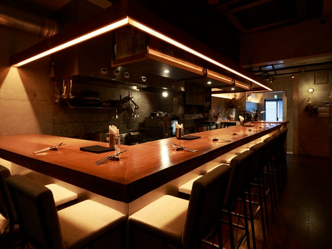 カウンター席がある