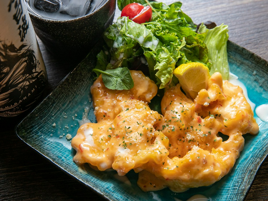 ヘルシーで食べ応えある『鶏天マヨ』