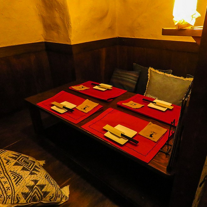 少人数で予約できる個室がある