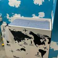 ベビーカー対応　子供椅子あり　おむつ交換台あり
お子様メニューあり