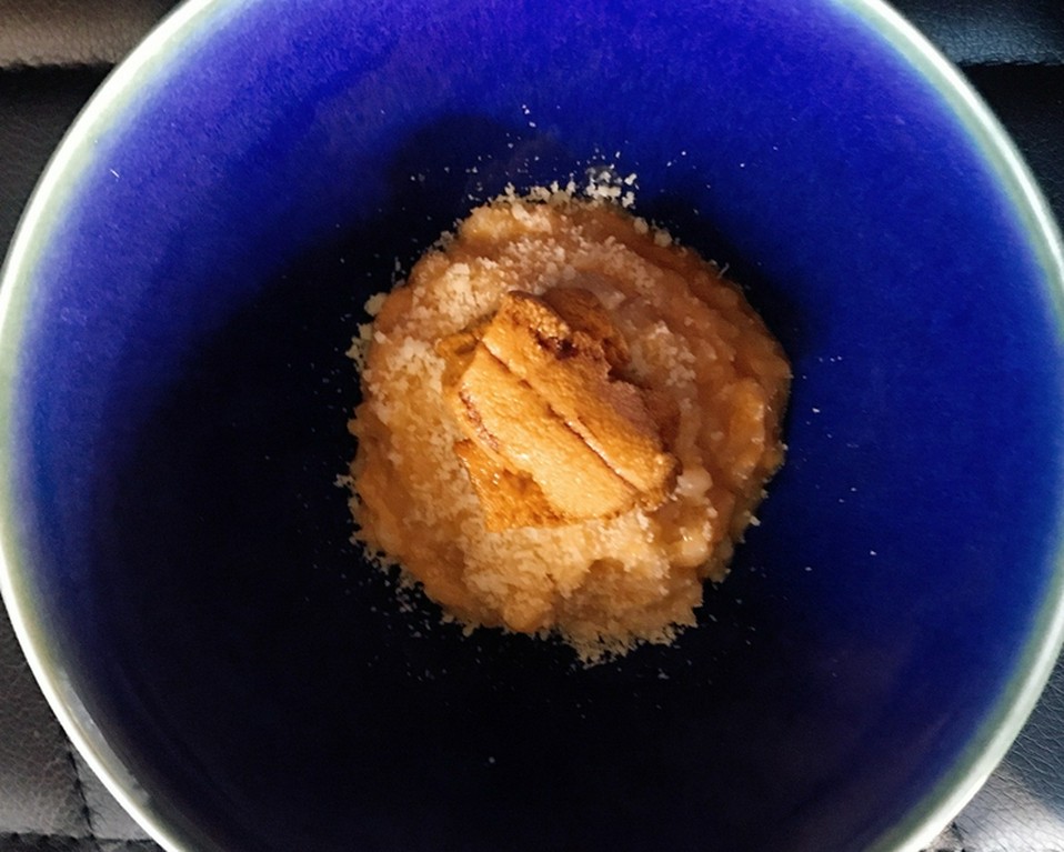 日本のフレンチとして最後はお米で〆『お米の一品』