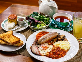 ボリューミーなランチメニュー『フル・イングリッシュブレックファーストセット』