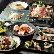 ※鍋ありor鍋なしを選べます。
※飲み放題120分2000円（税別）があり、熊猫コースと飲み放題のセットは5000円（税込）とお得です。　