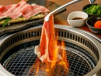 ジューシー感を味わって『神戸牛前バラ肉、焼きしゃぶ』