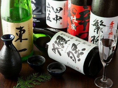 『串揚げ』との相性で選んだこだわりの日本酒ラインナップ