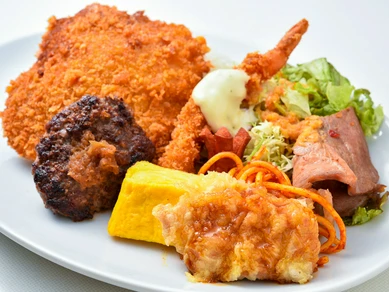 手づくりにこだわった、ボリュームたっぷりの『Aランチ』