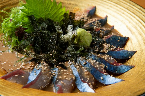 神経締めした鯖のプリプリ、コリコリ食感は絶品