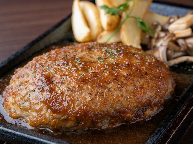 ボリューム満点!ビッグハンバーグ