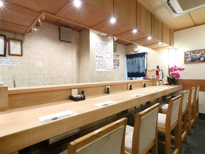 カウンター席がある