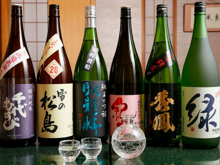 料理に合う種類豊富な全国の銘酒