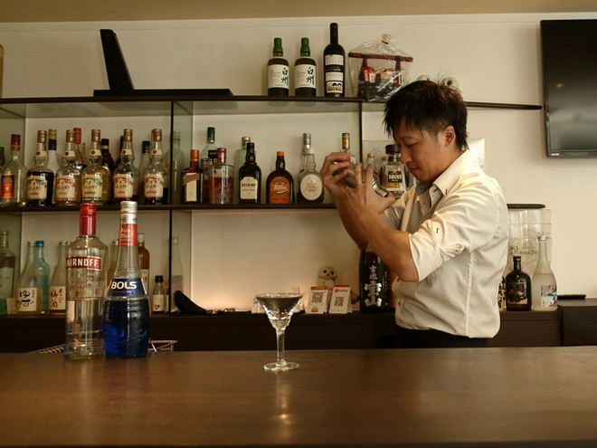 カクテルにこだわっている