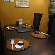 2名様より落ち着いた個室