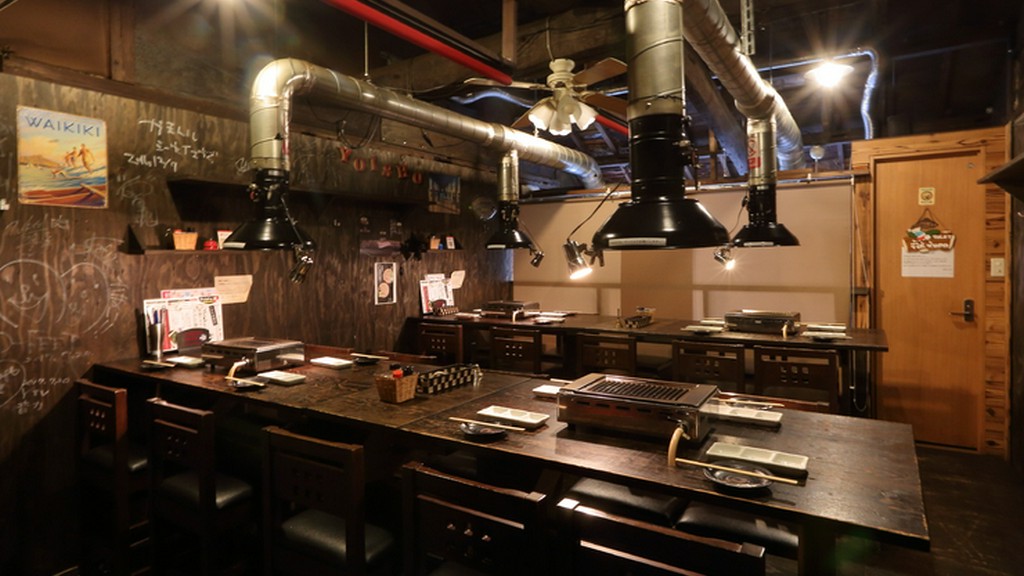 2階は最大20名まで収容可能で、宴会に最適なスペースを完備