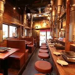 自分自身が好きなタイミングで肉を焼き、焼きたてを堪能