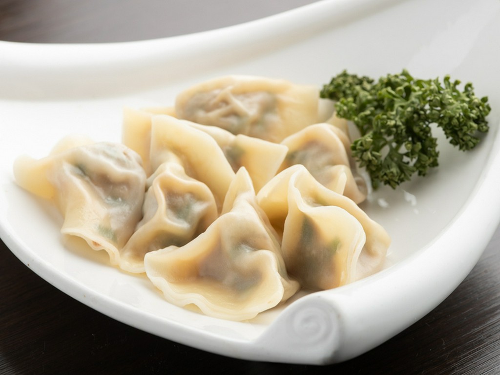 自家製手作り海鮮水餃子