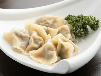 自家製手作り海鮮水餃子