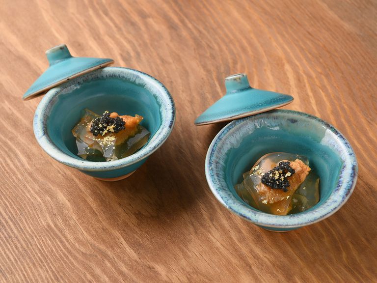 贅沢な逸品も