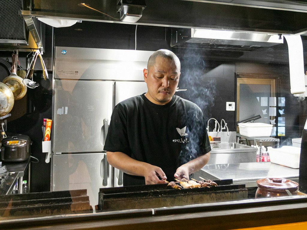 絶妙な火入れでベストなタイミングで提供します