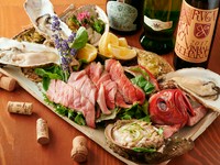 希少価値のある福島県会津産馬肉のモモ肉を使ったカルパッチョ。肉質と食感をしっかり感じられるような状態で提供し、ハーブ野菜と一緒に楽しみます。辛子味噌のソースでピリッとアクセントを。
時価。