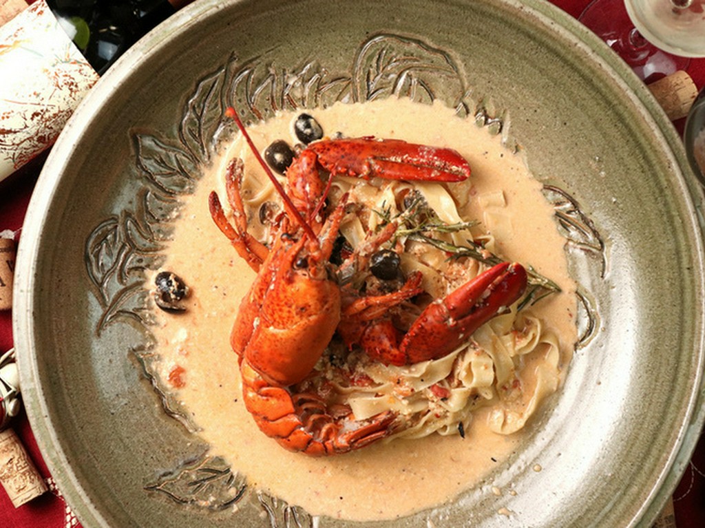 限定2食 オマール海老のシチリア風クリームソース