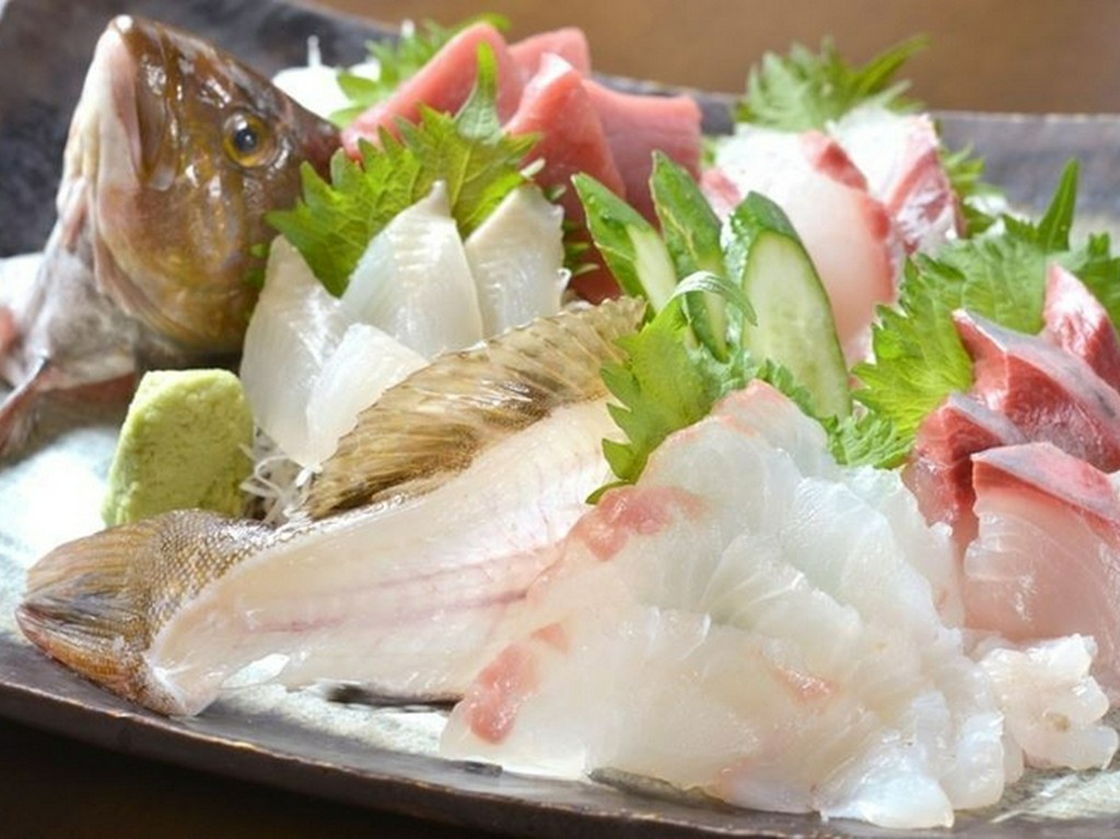 鮮魚の刺し盛