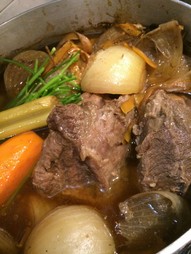 和牛ホホ肉の煮込み