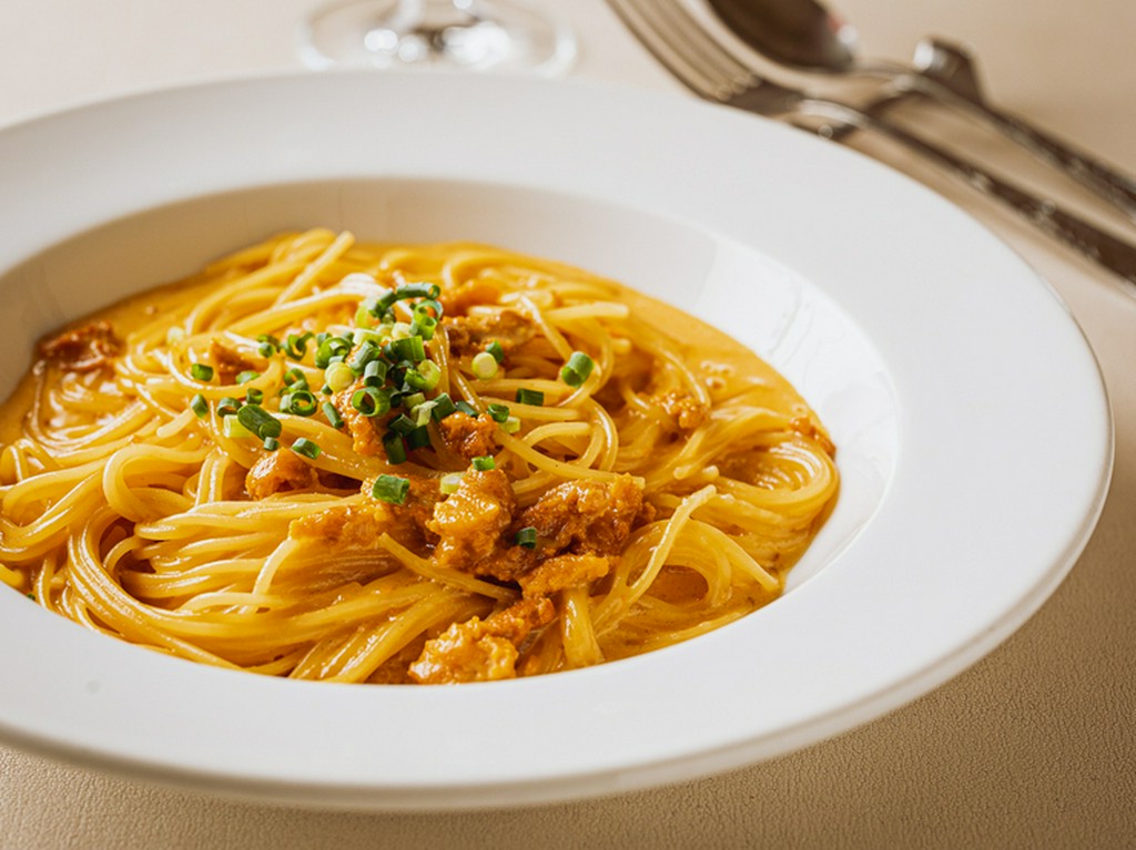 生ウニのクリームスパゲッティ