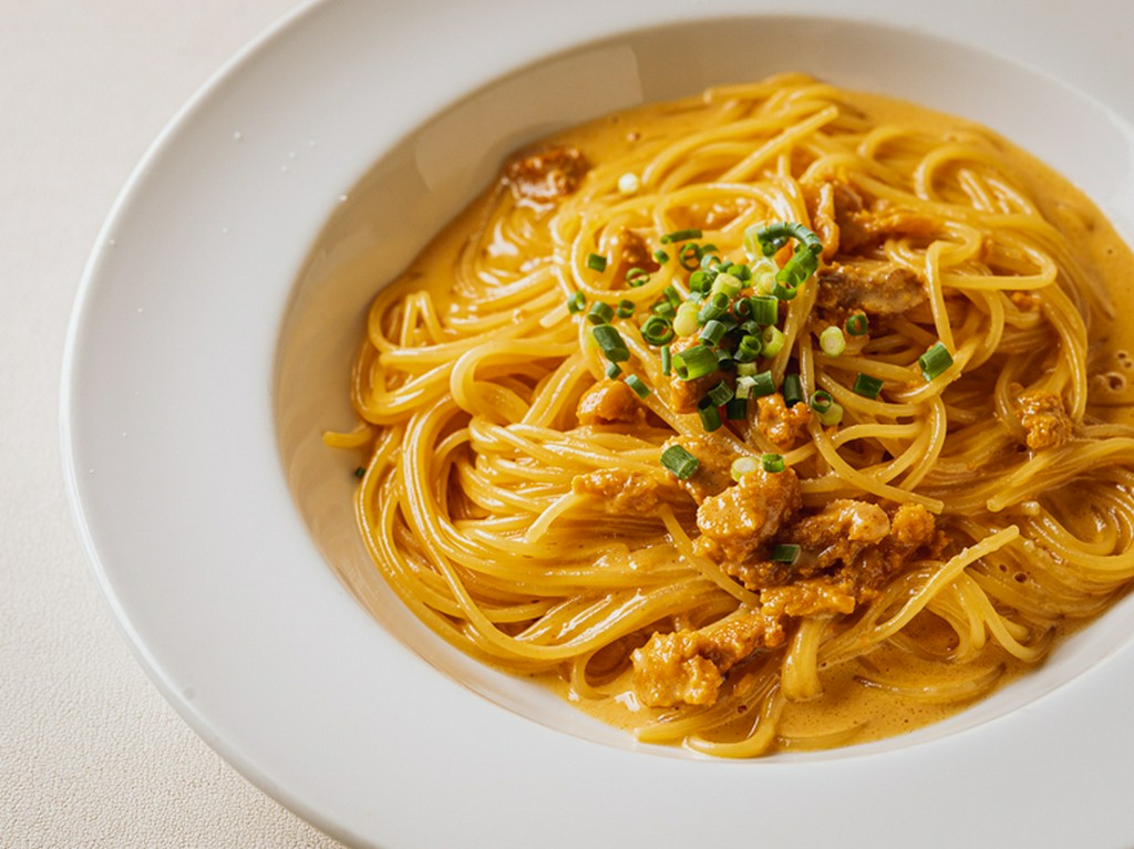 生ウニのクリームスパゲッティ