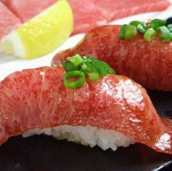 牛トロ炙り握り